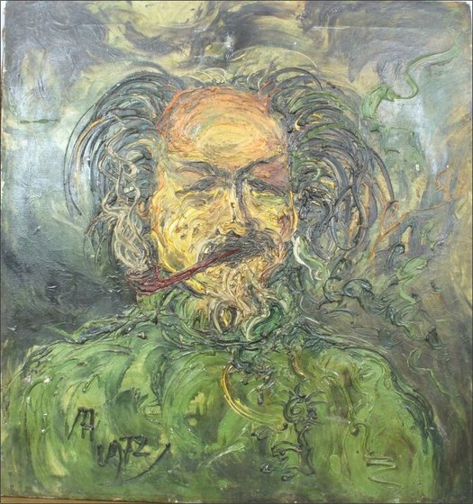 Self Portrait by Affandi Koesoema