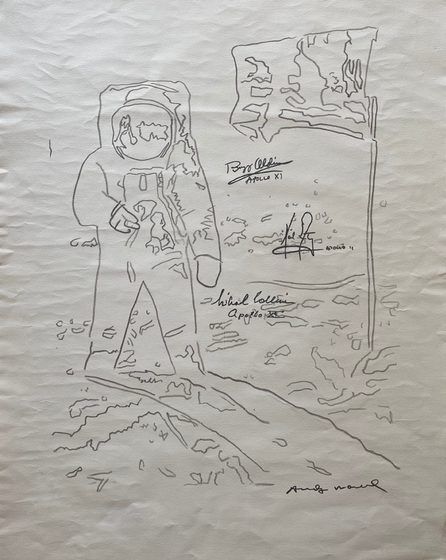 Apollo Moon Landing by Andy Warhol