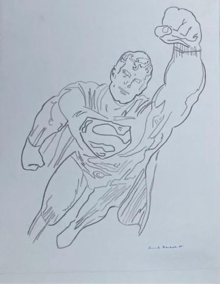 Superman by Andy Warhol