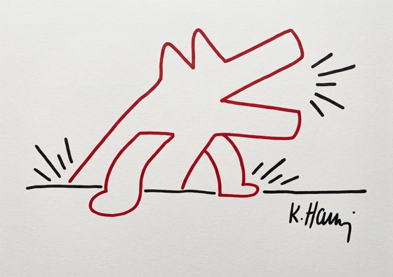 Barking Dog by Keith Haring