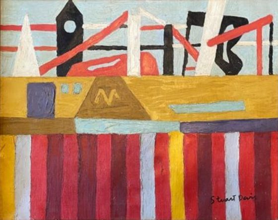Coast Town Study by Stuart Davis