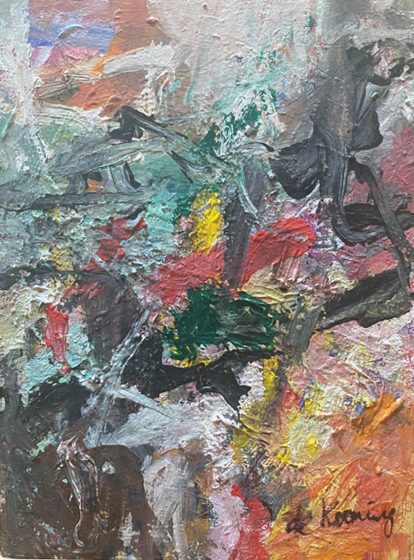 Abstract by Willem De Kooning